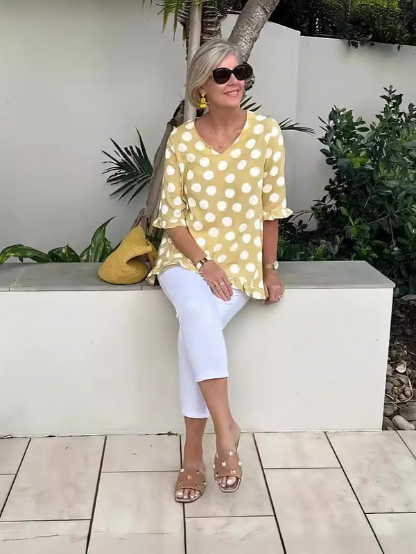 Brianna | Relaxed Polka Dot Tunic