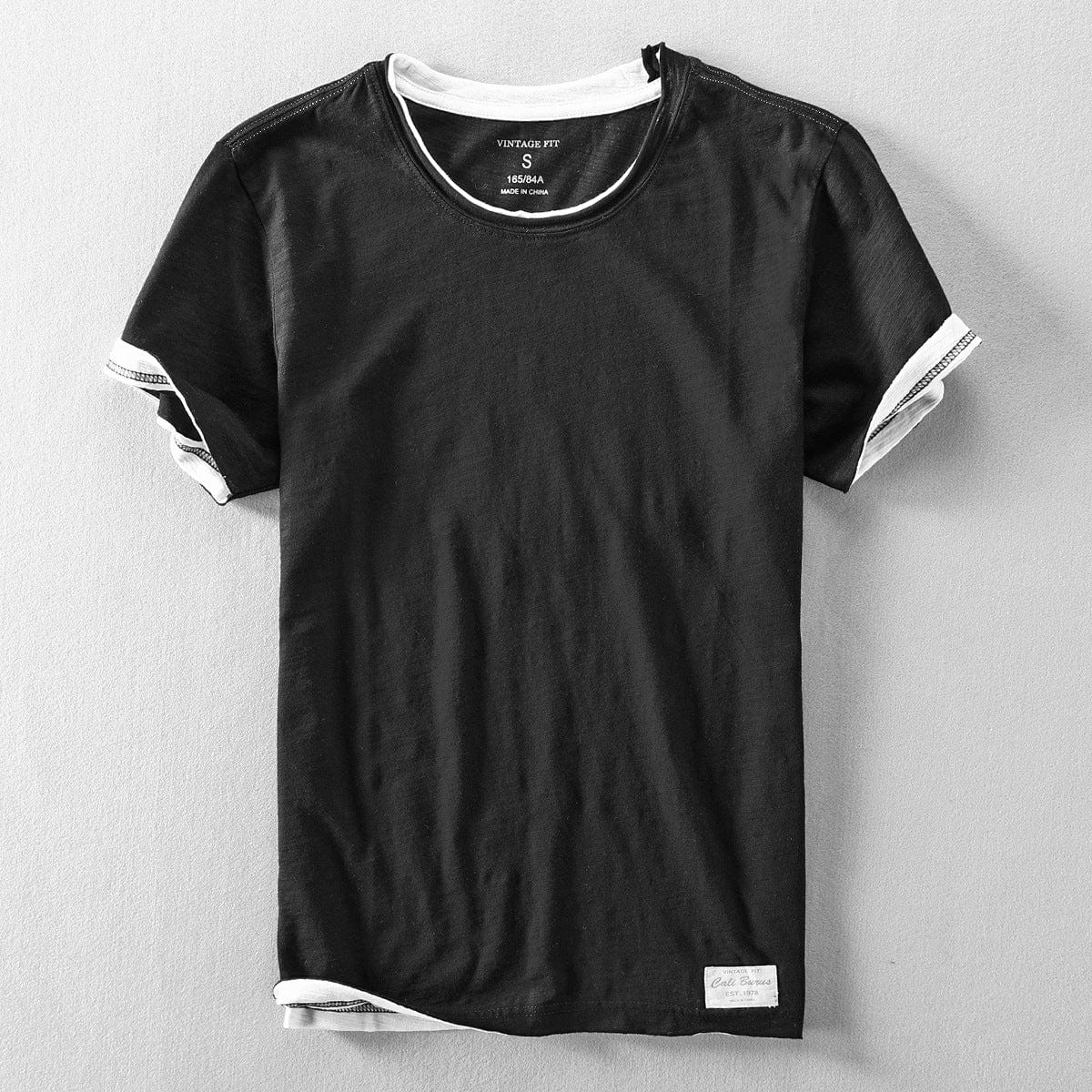 Elias Double-Layer Crew Neck Tee