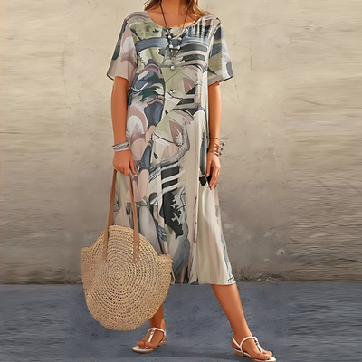 Filomena | Stylish Abstract Print Dress