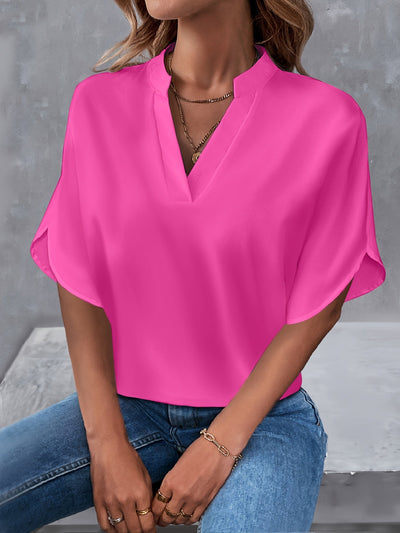 Lexa | Relaxed Fit V-Neck Blouse