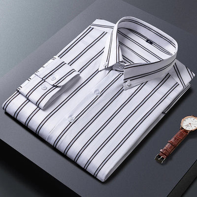 Givalli - Elegant Striped Men's Shirt