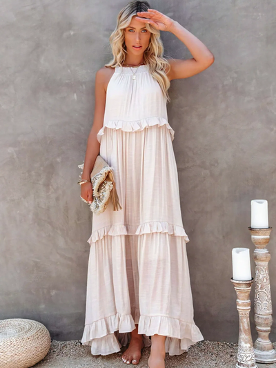 Elsie - Ruffle Maxi Dress