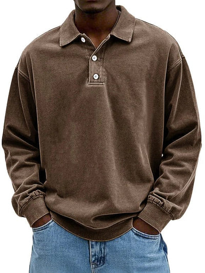 Maxime Long Sleeve Polo Shirt